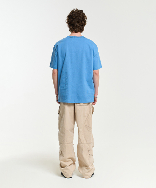 AECA(エイカ)の「EVERYDAY AECA CLOVER POCKET TEE-BLUE(Tシャツ/カットソー・レディース・その他・M/L/XL)」の9枚目の写真