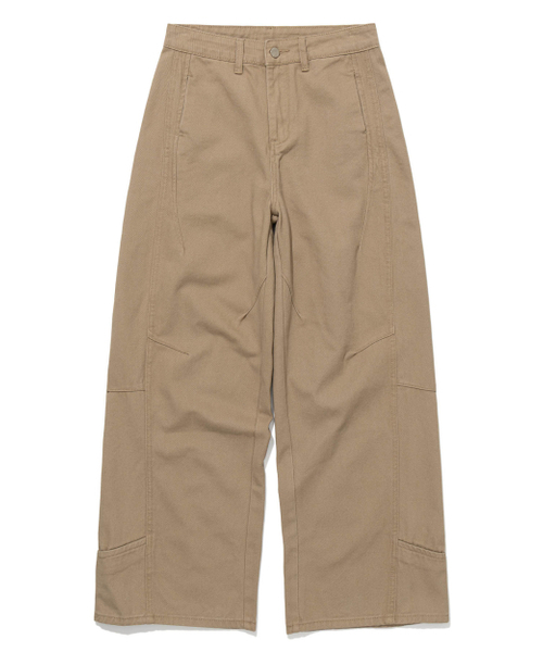 MOAA(モア)の「Curved Wide-Leg Work Pants (NAVY)(その他パンツ・レディース・その他・SMALL/MEDIUM)」の3枚目の写真