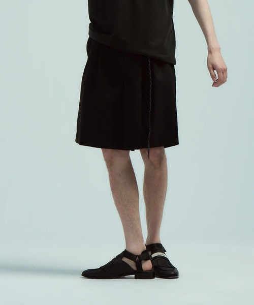 BED J.W. FORD（ベッドフォード）の「【BED J.W. FORD/ベッドフォード】Dress Shorts（その他パンツ・メンズ・グレー/ブラック・1/0）」の2枚目の写真