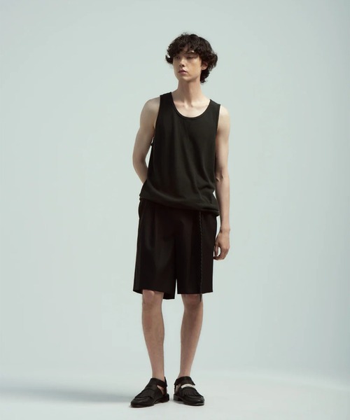 BED J.W. FORD（ベッドフォード）の「【BED J.W. FORD/ベッドフォード】Dress Shorts（その他パンツ・メンズ・グレー/ブラック・1/0）」の3枚目の写真