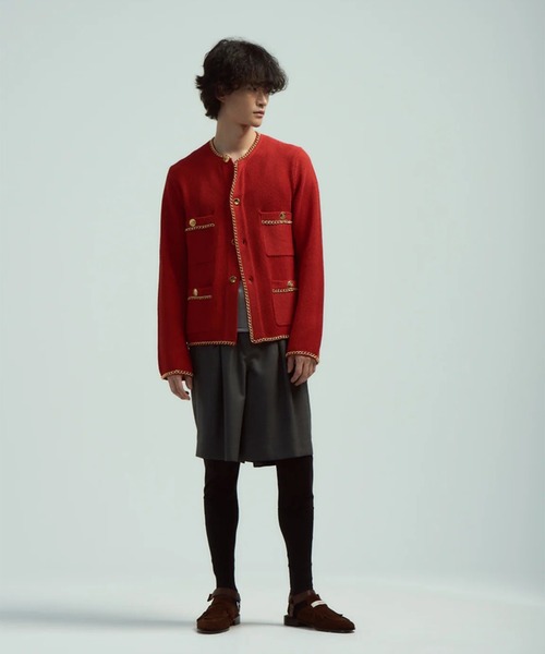 BED J.W. FORD（ベッドフォード）の「【BED J.W. FORD/ベッドフォード】Dress Shorts（その他パンツ・メンズ・グレー/ブラック・1/0）」の4枚目の写真