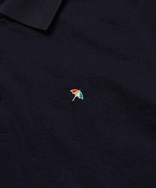 Arnold Palmer(アーノルドパーマー)の「カットサッカー スピンドル ポロシャツ(ポロシャツ・メンズ・アイボリー/ネイビー/ダークベージュ・LL/L/M)」の11枚目の写真