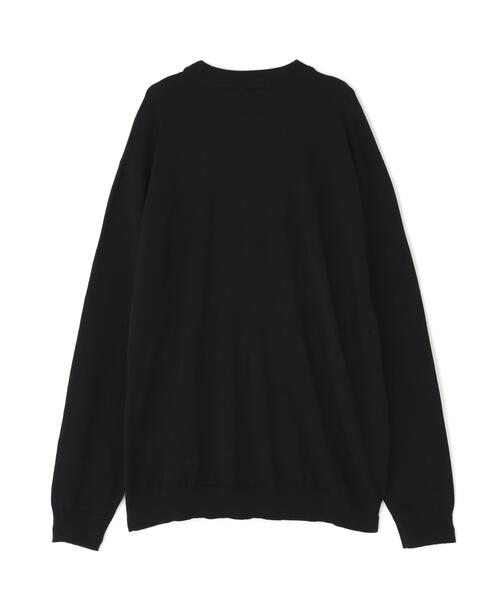 over print（オーバープリント）の「overprint/オーバープリント/OVAL V COTTON KNIT（ニット/セーター・メンズ・ブラック/グレー・L）」の3枚目の写真