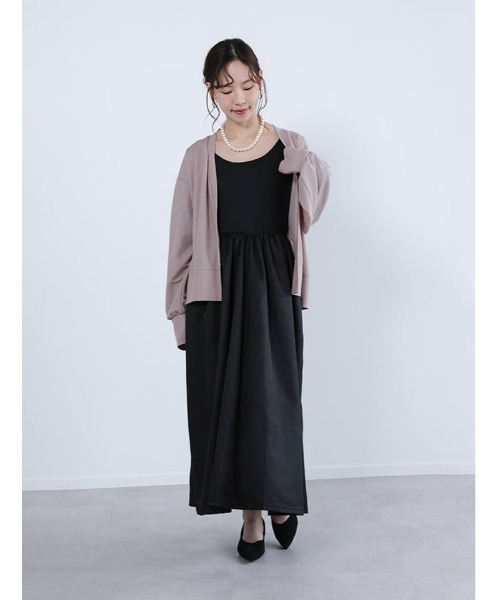 fifth(フィフス)の「【接触冷感】Vネックカーディガン(カーディガン/ボレロ・レディース・ベージュ/チャコールグレー/ブラック・M)」の7枚目の写真