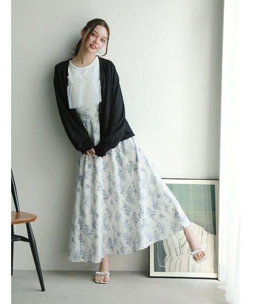 fifth(フィフス)の「【接触冷感】Vネックカーディガン(カーディガン/ボレロ・レディース・ベージュ/チャコールグレー/ブラック・M)」の19枚目の写真
