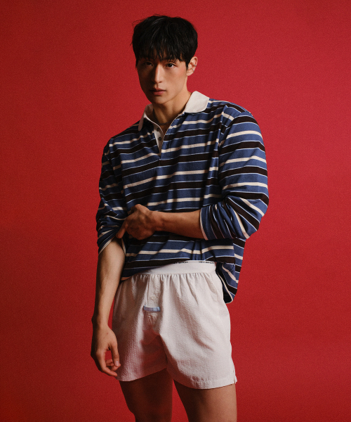 REC RUGBY SHIRT[BLUE]