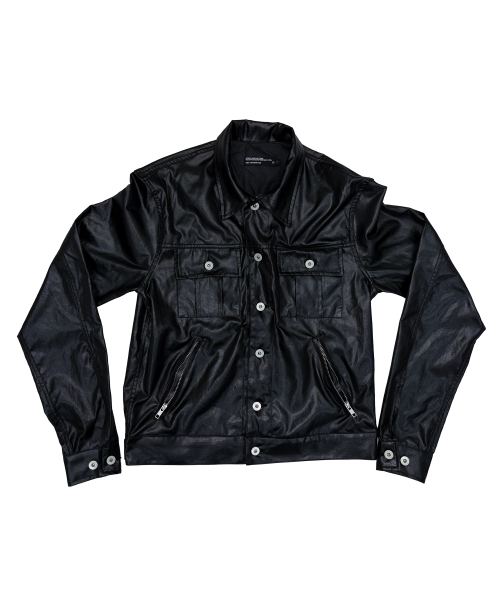 SUNDAYOFFCLUB(サンデイオフクラブ)の「Cropped Cartel Worker Jacket(デニムジャケット・メンズ・その他・1/2)」の2枚目の写真