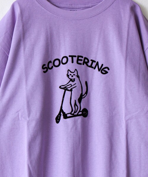 FREDY MAC（フレディーマック）の「【マックT】【SCOOTERING TAMA】original body T-shirts（Tシャツ/カットソー・メンズ・ラベンダー・M）」の2枚目の写真