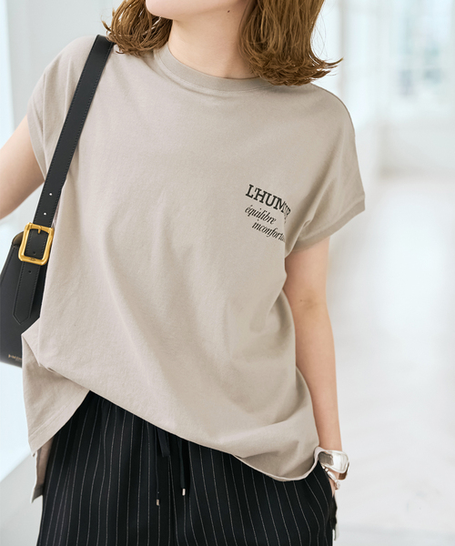 美品▲upper hights アッパーハイツ//THE SHIRT ゆったり upper hights(アッパーハイツ)の【樋口かほりさん別注】THE MOSS