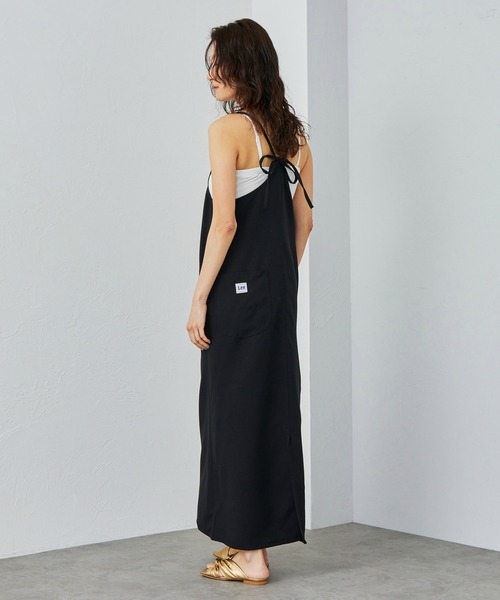 Lee(リー)の「Lee/リー コンフォート キャミソールマキシドレス(ジャンパースカート・レディース・ブラック/ベージュ・X-SMALL/SMALL/MEDIUM)」の5枚目の写真