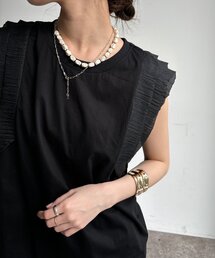 DouDou | 【WEB限定】ショルダーフリルトップス(Tシャツ/カットソー)