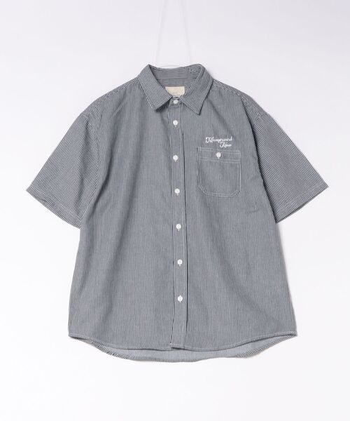 CORISCO(コリスコ)の「バック刺しゅうヒッコリー半袖シャツ(M1)(シャツ/ブラウス・メンズ・その他1/その他2・MEDIUM/LARGE/X-LARGE)」の12枚目の写真