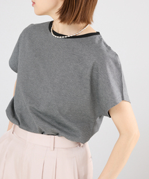ATON/エイトン SUVIN 60/2 CAP SLEEVE Tシャツ