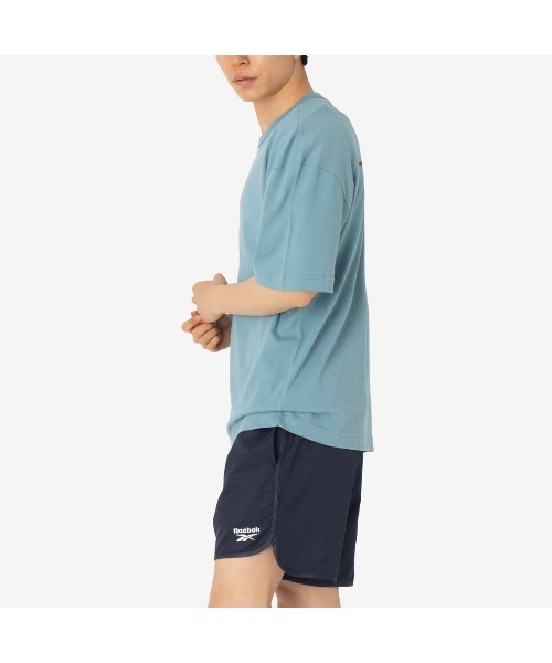 Reebok(リーボック)の「アスリート スピード ロゴ Tシャツ / ATHLETE SPEED LOGO T-SHIRT(Tシャツ/カットソー・メンズ・ホワイト/ブラック/ブルー・X-LARGE/SMALL/MEDIUM/LARGE)」の8枚目の写真