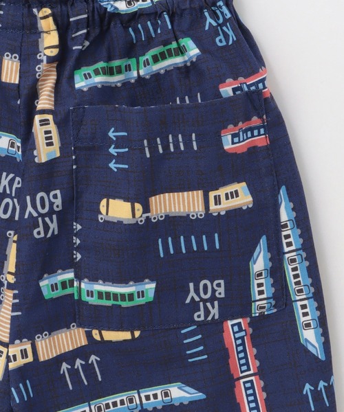 KP DECO（ケーピーデコ）の「電車柄 甚平（浴衣・キッズ・キナリ/ネイビー・90cm/110cm/100cm）」の12枚目の写真