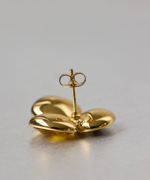 ear PAPILLONNER(イアパピヨネ)の「《金属アレルギー対応/ステンレス》ビジューピアス(ピアス(両耳用)・レディース・グレー/イエロー・FREE)」の11枚目の写真