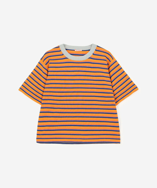 RYE TENDER（ライテンダー）の「RYE TENDER | 〈別注〉半袖クルーネックニット WOMEN（ニット/セーター・レディース・ブルー系その他2/ブラック系その他/オレンジ系その他/レッド系その他/ブルー系その他・0）」の7枚目の写真