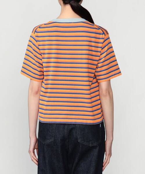 RYE TENDER（ライテンダー）の「RYE TENDER | 〈別注〉半袖クルーネックニット WOMEN（ニット/セーター・レディース・ブルー系その他2/ブラック系その他/オレンジ系その他/レッド系その他/ブルー系その他・0）」の14枚目の写真