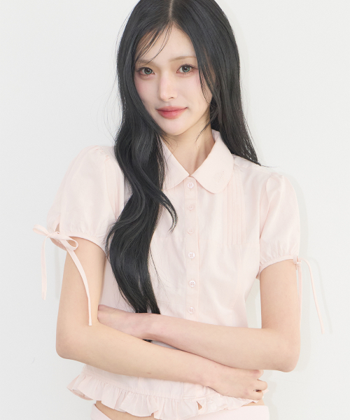 ILLIGO(イリゴ)の「セラパフブラウス ピンク(シャツ/ブラウス・レディース・その他・SMALL/MEDIUM)」の2枚目の写真