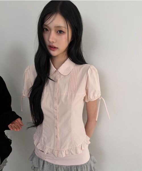 ILLIGO(イリゴ)の「セラパフブラウス ピンク(シャツ/ブラウス・レディース・その他・SMALL/MEDIUM)」の6枚目の写真