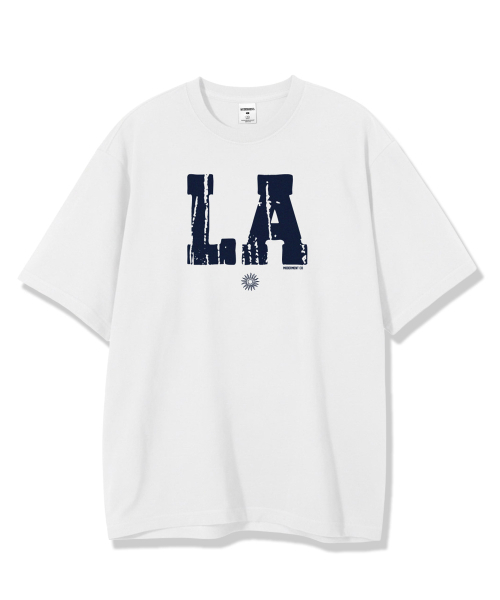 MODERMENT（モダーメント）の「ノーマルオーバーサイズ LA 半袖Tシャツ [ホワイト]（Tシャツ/カットソー・レディース・その他・1/2）」の6枚目の写真
