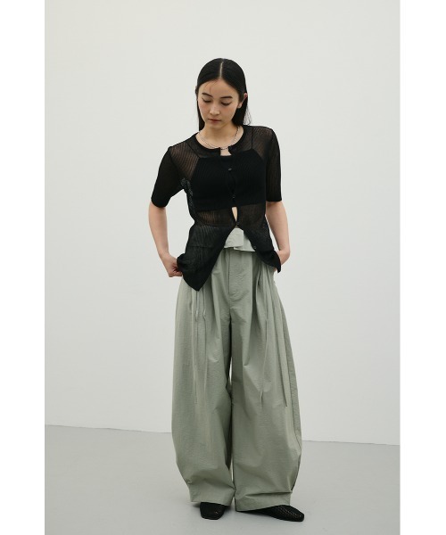 STYLEMIXER（スタイルミキサー）の「ホールボタンコンパクトニット（ニット/セーター・レディース・ブラック/ホワイト/ピンク・FREE）」の11枚目の写真
