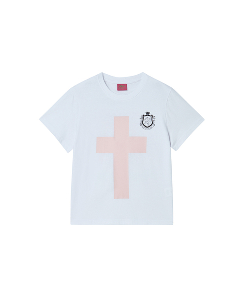 NYXX(エヌワイエックスエックス)の「CROSS TEE WHITE(Tシャツ/カットソー・レディース・その他・FREE)」の2枚目の写真