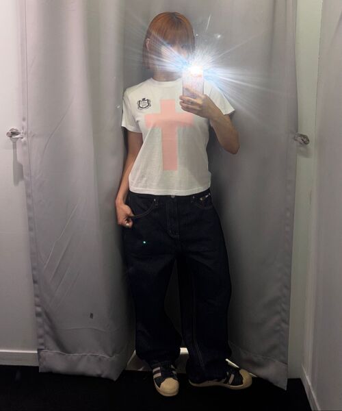 NYXX(エヌワイエックスエックス)の「CROSS TEE WHITE(Tシャツ/カットソー・レディース・その他・FREE)」の4枚目の写真