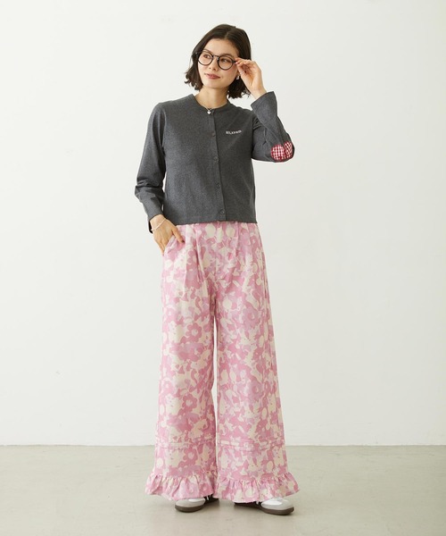 MILKFED.(ミルクフェド)の「FRILL HEM CAMO PANTS(その他パンツ・レディース・ブラック/ピンク/オリーブ・S/M)」の22枚目の写真