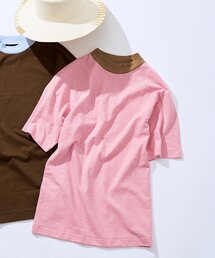 overneath  オーバーニース  半袖カットソー★ピンク overneath｜オーバーニースのTシャツ/カットソー（ピンク/桃色系・半端