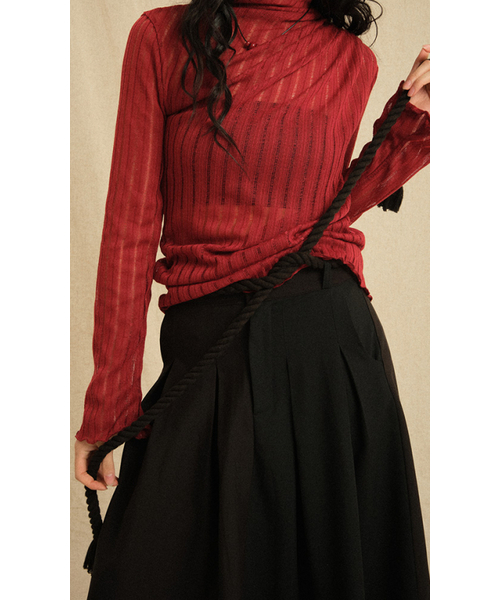 RECULER（ルキュレ）の「Skirt pants Black (Ver. 26ss)（その他パンツ・レディース・その他・FREE）」の5枚目の写真