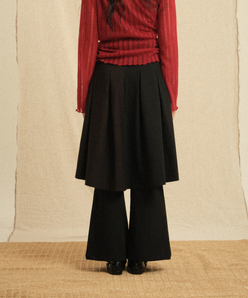 RECULER（ルキュレ）の「Skirt pants Black (Ver. 26ss)（その他パンツ・レディース・その他・FREE）」の4枚目の写真