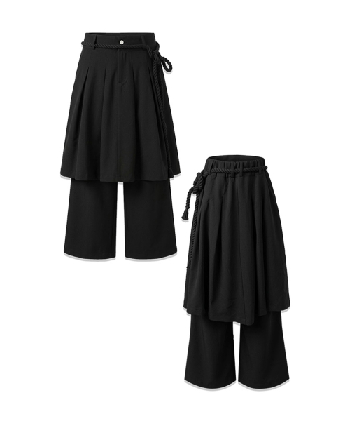 RECULER（ルキュレ）の「Skirt pants Black (Ver. 26ss)（その他パンツ・レディース・その他・FREE）」の2枚目の写真