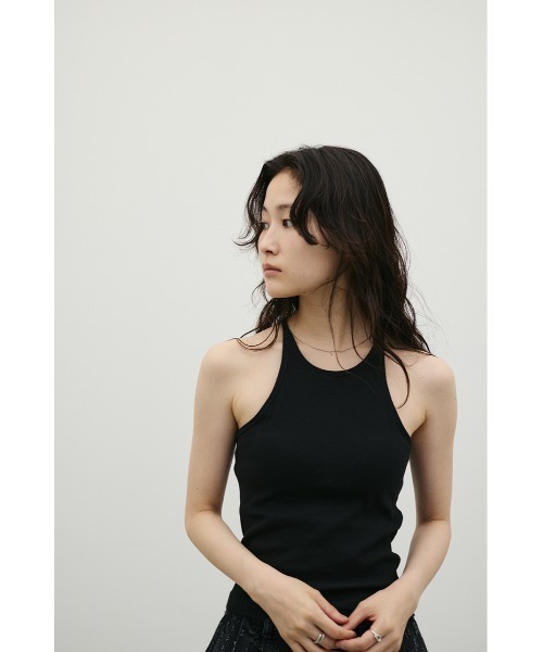 STYLEMIXER（スタイルミキサー）の「カップ付きアメスリタンクトップ（タンクトップ・レディース・ブラウン/ブラック/ホワイト・SMALL/MEDIUM）」の18枚目の写真