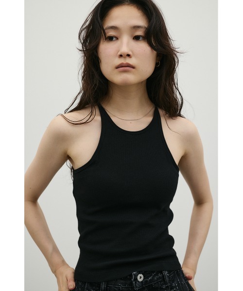 STYLEMIXER（スタイルミキサー）の「カップ付きアメスリタンクトップ（タンクトップ・レディース・ブラウン/ブラック/ホワイト・SMALL/MEDIUM）」の16枚目の写真