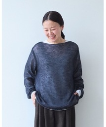 yuni（ユニ　）の「Sheer Mohair Wool Nylon pullover（ニット/セーター・レディース）」