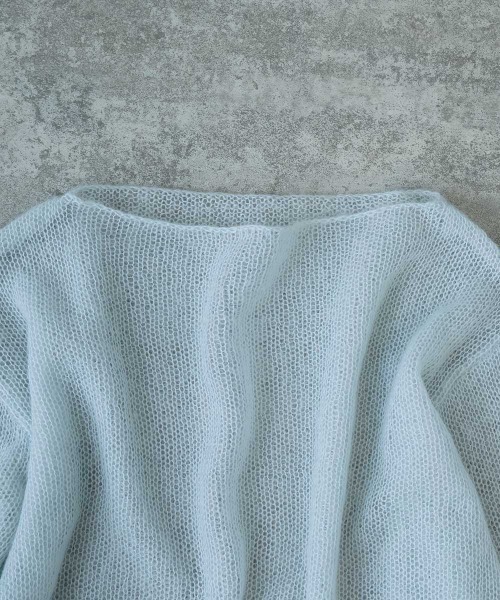 yuni(ユニ )の「Sheer Mohair Wool Nylon pullover(ニット/セーター・レディース・チャコールグレー/サックスブルー/ピンク・FREE)」の22枚目の写真