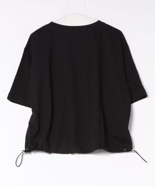 Mac-House（マックハウス）の「【Idnes / イドネス】裾ドロスト ドルマンプルオーバー  カットソー（Tシャツ/カットソー・レディース・ブラック/グレイッシュベージュ/ブラウン・FREE）」の10枚目の写真