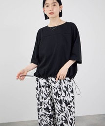 【Idnes / イドネス】裾ドロスト ドルマンプルオーバー  カットソー