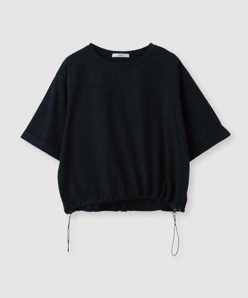 Mac-House（マックハウス）の「【Idnes / イドネス】裾ドロスト ドルマンプルオーバー  カットソー（Tシャツ/カットソー・レディース・ブラック/グレイッシュベージュ/ブラウン・FREE）」の14枚目の写真