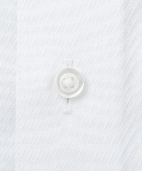 TOKYO SHIRTS(トウキョウシャツ)の「【吸水速乾】 形態安定ノンアイロン ボタンダウン 半袖ビジネスワイシャツ(ビジネスシャツ・メンズ・ホワイト・首回り41cm/首回り39cm/首回り42cm/首回り43cm/首回り37cm)」の4枚目の写真
