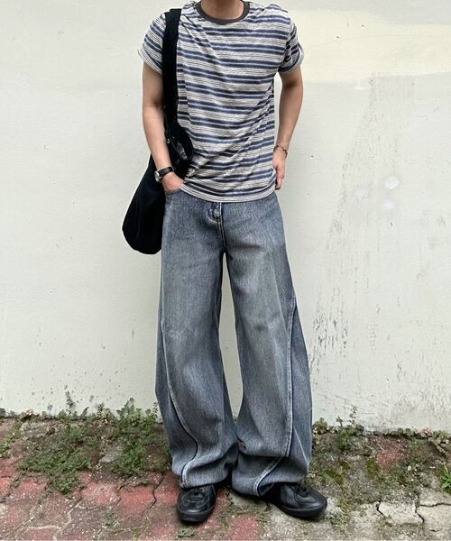 DNSR(ディーエヌエスアール)の「サシコカーブデニムパンツブルー(デニムパンツ・メンズ・その他・SMALL/MEDIUM/X-LARGE/LARGE)」の4枚目の写真