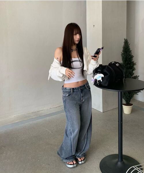 DNSR(ディーエヌエスアール)の「サシコカーブデニムパンツブルー(デニムパンツ・メンズ・その他・SMALL/MEDIUM/X-LARGE/LARGE)」の14枚目の写真
