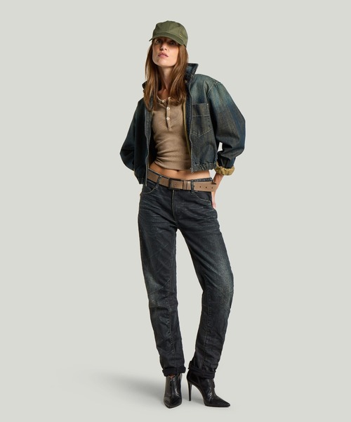 G-STAR(ジースター)の「G-Star Arc 3D Slim Jeans/立体裁断スリムテーパードカーブジーンズ(デニムパンツ・レディース・インディゴブルー・26inch/25inch/27inch/24inch)」の5枚目の写真