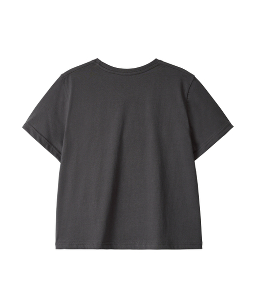 ERER(エルエル)の「Cropped Leopard Popeye Graphic T-Shirt Charcoal(Tシャツ/カットソー・レディース・ダークグレー・1/2)」の3枚目の写真
