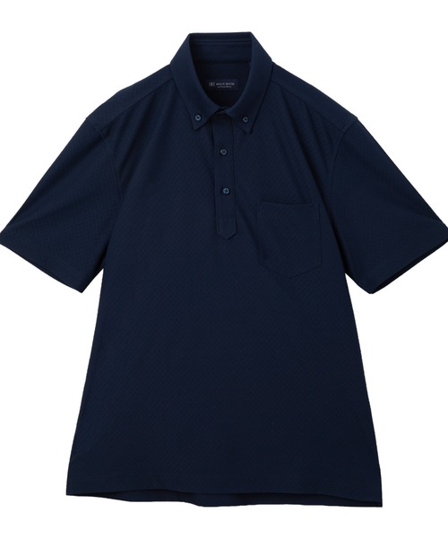 TOKYO SHIRTS(トウキョウシャツ)の「ビズポロ FIELDSENSOR(R) 半袖ポロシャツ(ポロシャツ・メンズ・ネイビー・S/LL/XL/L/M)」の1枚目の写真