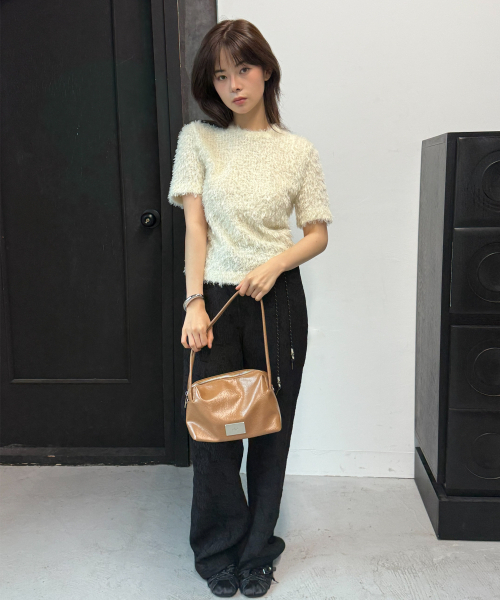 Salad bowls（サラダボール）の「COMPACT BAG [LEATHER CARAMEL]（ショルダーバッグ・レディース・キャメル・FREE）」の11枚目の写真