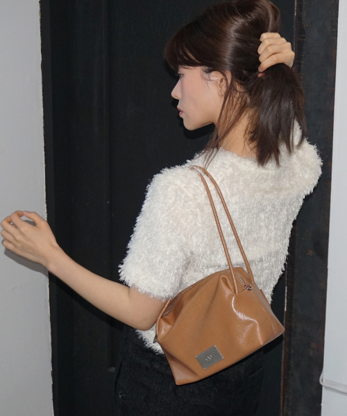 Salad bowls（サラダボール）の「COMPACT BAG [LEATHER CARAMEL]（ショルダーバッグ・レディース・キャメル・FREE）」の13枚目の写真