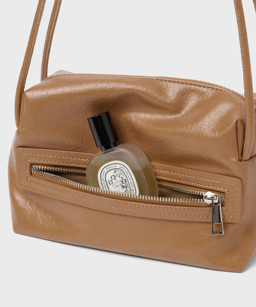 Salad bowls（サラダボール）の「COMPACT BAG [LEATHER CARAMEL]（ショルダーバッグ・レディース・キャメル・FREE）」の21枚目の写真