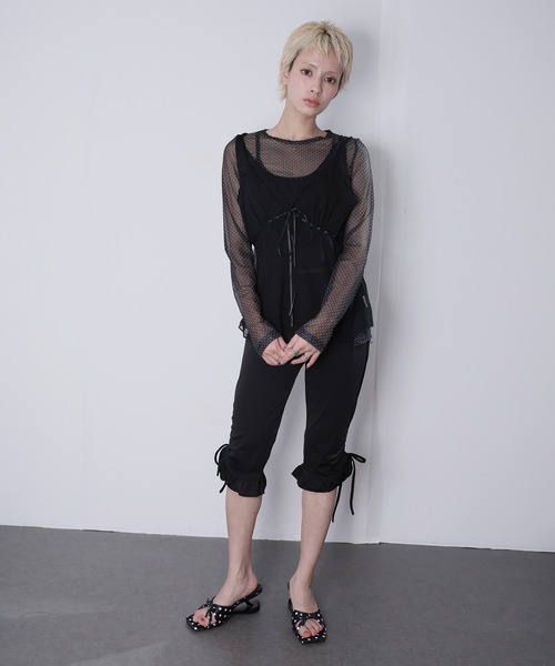 Ulysses(ユリシス)の「サイドリボンフリルカプリパンツ(その他パンツ・レディース・ブラック・S/M)」の20枚目の写真